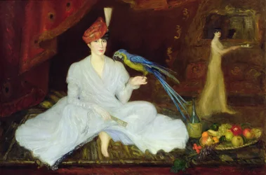 Femme avec un perroquet, 1905